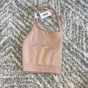 LOVE by gap tan strappy seamless bra size small